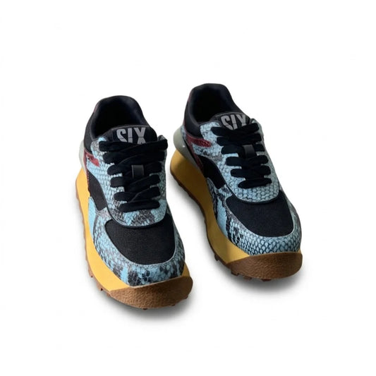 salxi snake leather - blue