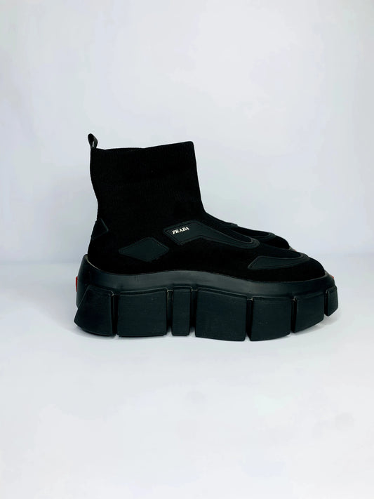 prada cloudbust - black